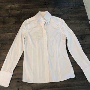 Banana Republic white button down. 00P